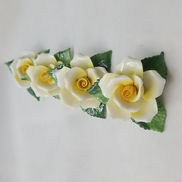 Royal Adderley Porcelain Yellow Rose Flowers - Picture 12 of 14